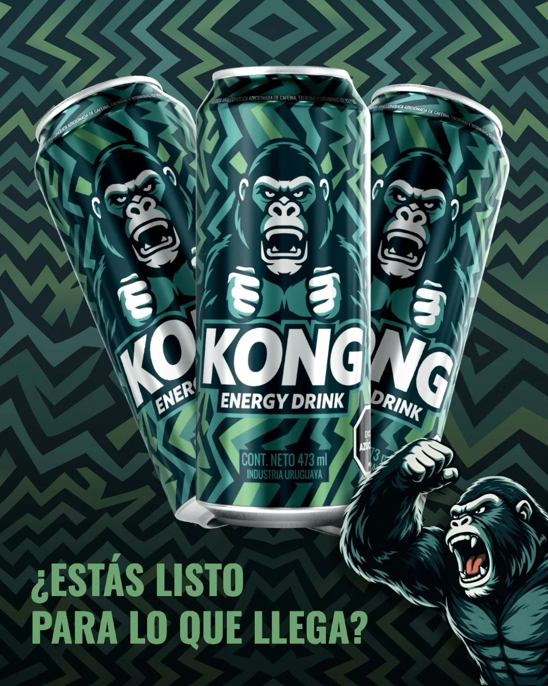 KONG Energy Drink Mascot